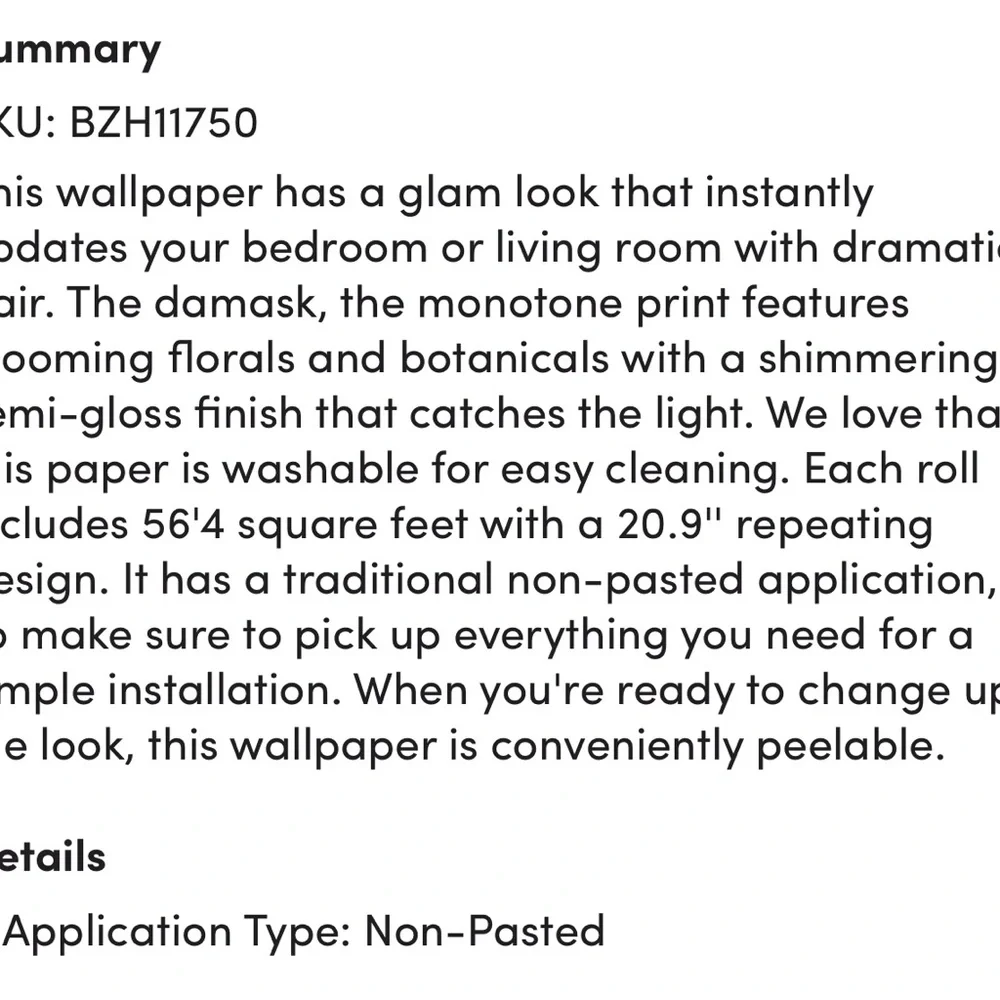 2 - Damask Wallpaper Rolls